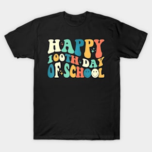 Happy 100Th Day Of School Teacher Kids 100 Days Of School T-Shirt